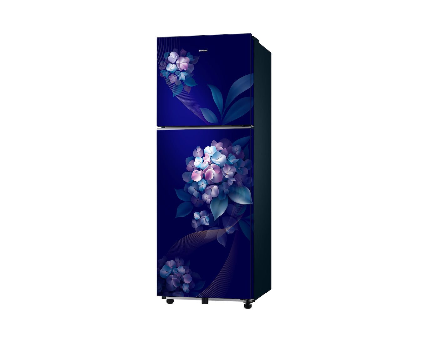 Samsung 236L 2-Star Digital Inverter Frost-Free Double Door Refrigerator with All-Around Cooling and Glass Shelves-(Hydrangea Blue, RT40H28W2HSHL)
