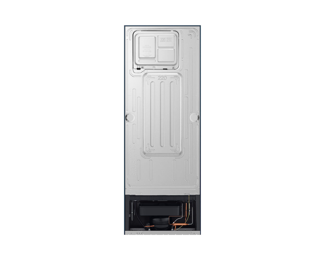 Samsung 236L 2-Star Digital Inverter Frost-Free Double Door Refrigerator with All-Around Cooling and Glass Shelves-(Hydrangea Blue, RT40H28W2HSHL)