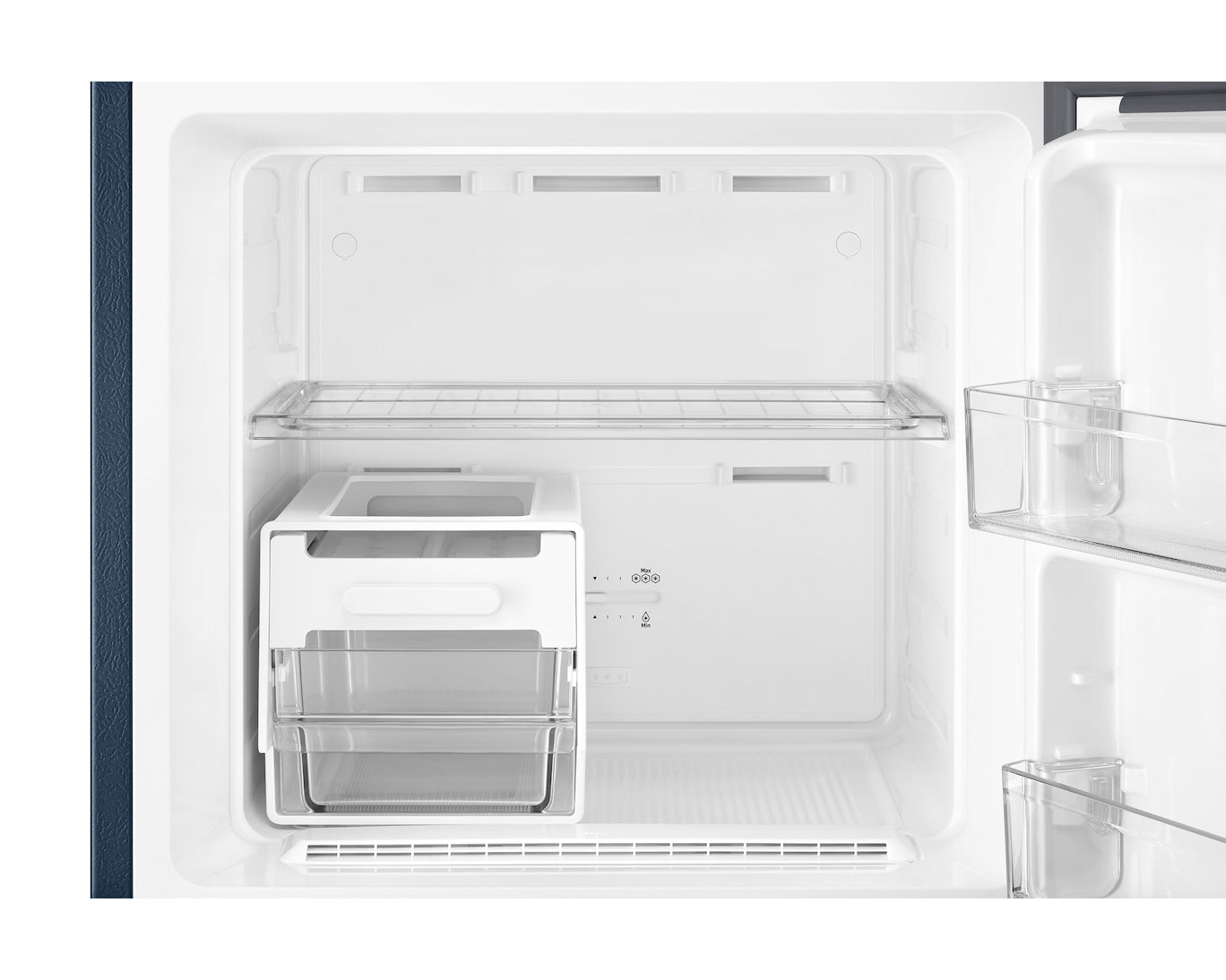 Samsung 236L 2-Star Digital Inverter Frost-Free Double Door Refrigerator with All-Around Cooling and Glass Shelves-(Hydrangea Blue, RT40H28W2HSHL)