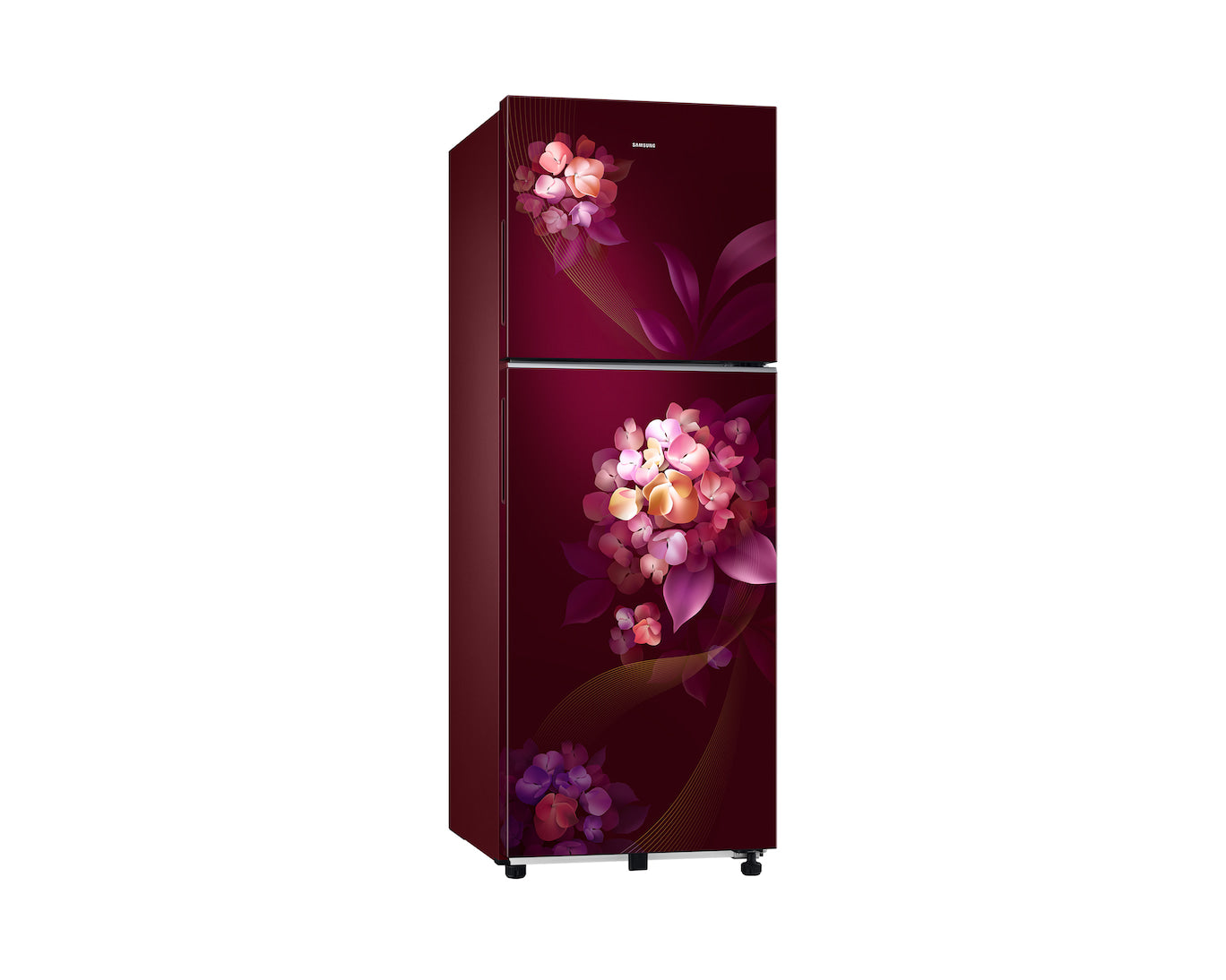 Samsung 236L 2-Star Digital Inverter Frost-Free Double Door Refrigerator with All-Around Cooling and Glass Shelves-(Hydrangea Plum, RT40H28W2HTHL)