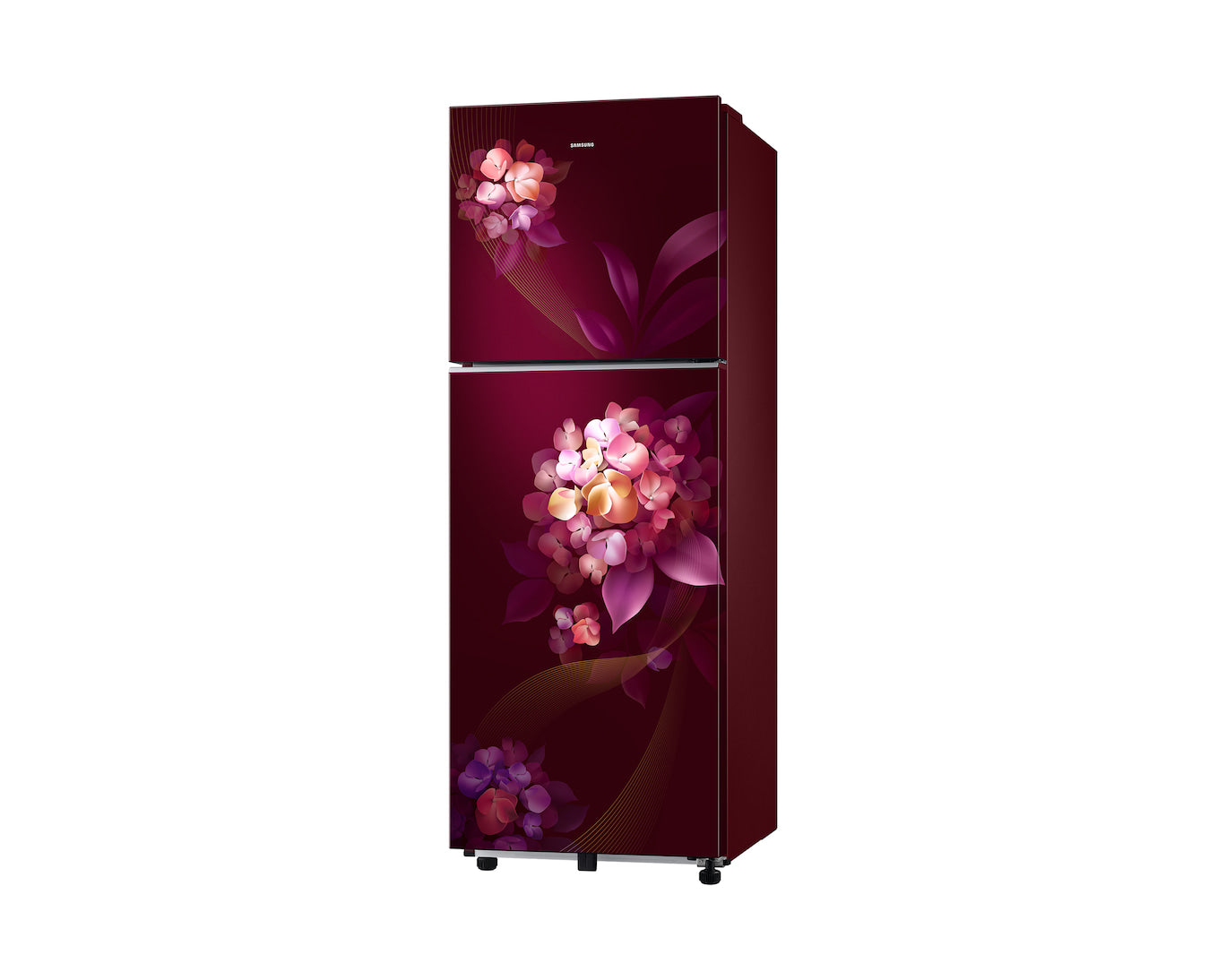 Samsung 236L 2-Star Digital Inverter Frost-Free Double Door Refrigerator with All-Around Cooling and Glass Shelves-(Hydrangea Plum, RT40H28W2HTHL)