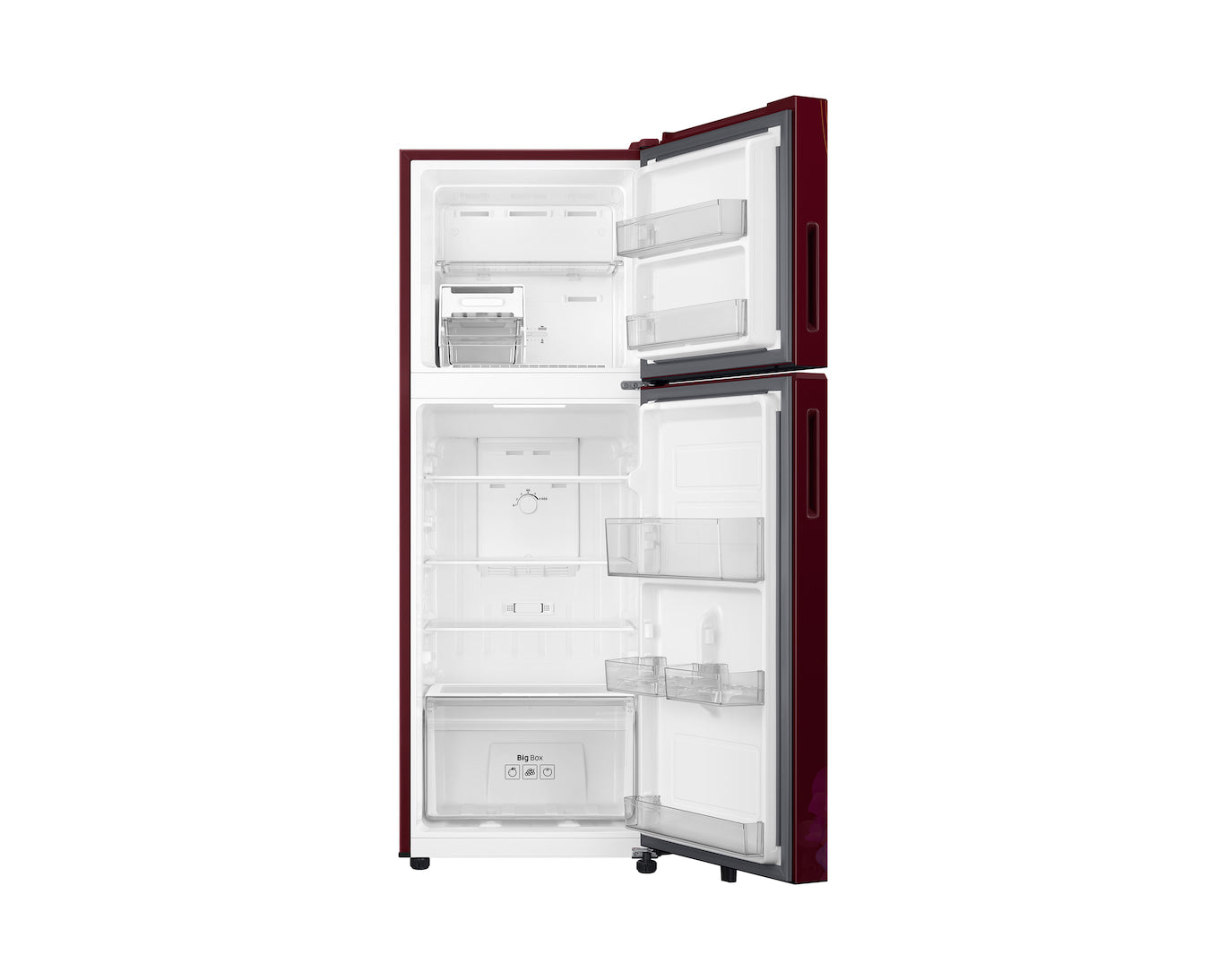 Samsung 236L 2-Star Digital Inverter Frost-Free Double Door Refrigerator with All-Around Cooling and Glass Shelves-(Hydrangea Plum, RT40H28W2HTHL)