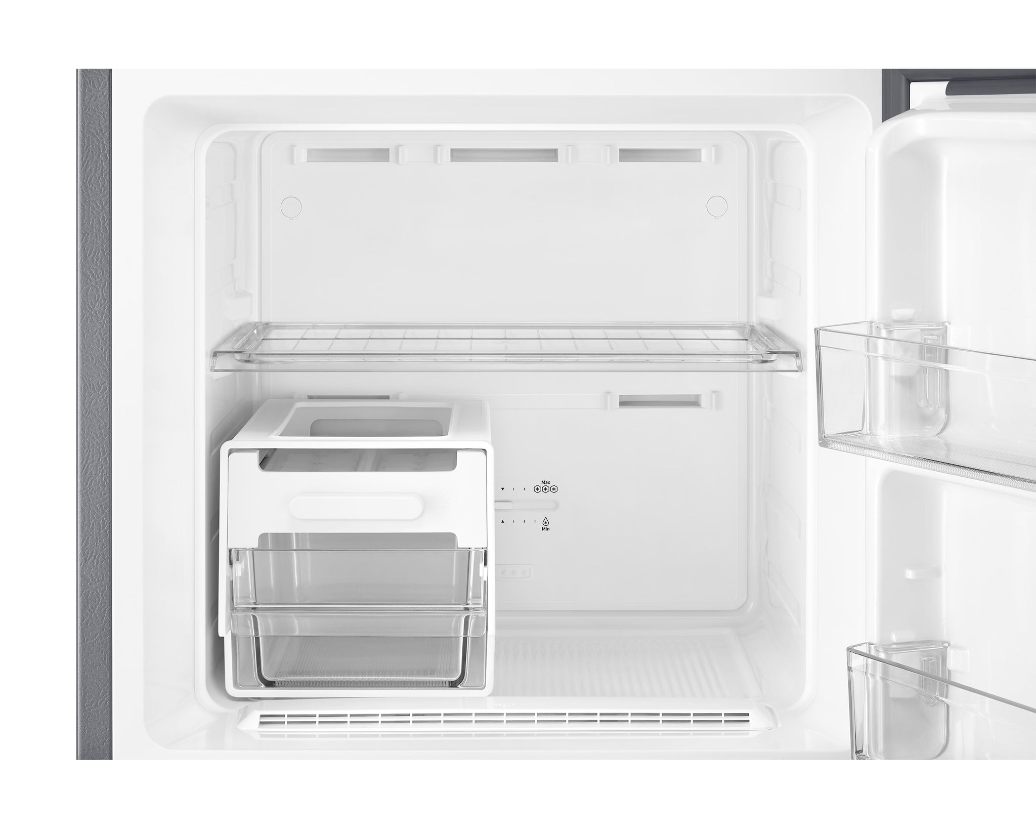 Samsung 236L 2-Star Digital Inverter Frost-Free Double Door Refrigerator with All-Around Cooling and Toughened Glass Shelves-(Elegant Inox, RT40H28W2PNL)