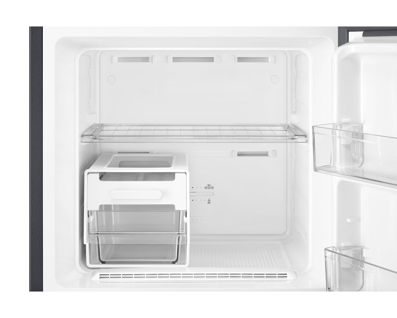 Samsung 236L 3-Star Double Door Refrigerator with Digital Inverter Compressor, All Around Cooling & Twist Ice Maker - Luxe Black (RT40H28W3KHL)