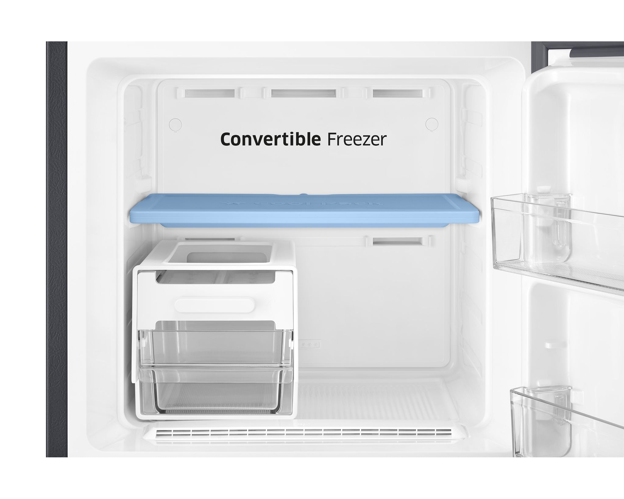 Samsung 236L 2-Star Double Door Refrigerator with Wi-Fi SmartThings, 2-in-1 Smart Conversion, Digital Inverter & Power Cool - Black Doi (RT80H28U2FHL)