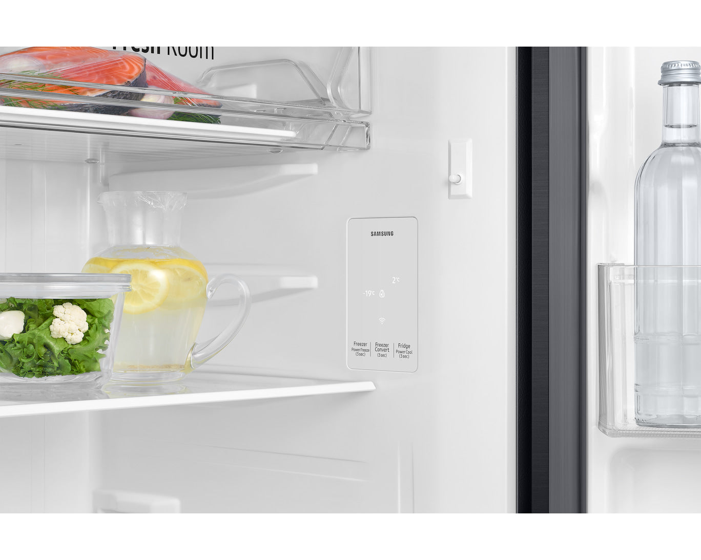 Samsung 236L 2-Star Double Door Refrigerator with Wi-Fi SmartThings, 2-in-1 Smart Conversion, Digital Inverter & Power Cool - Black Doi (RT80H28U2FHL)