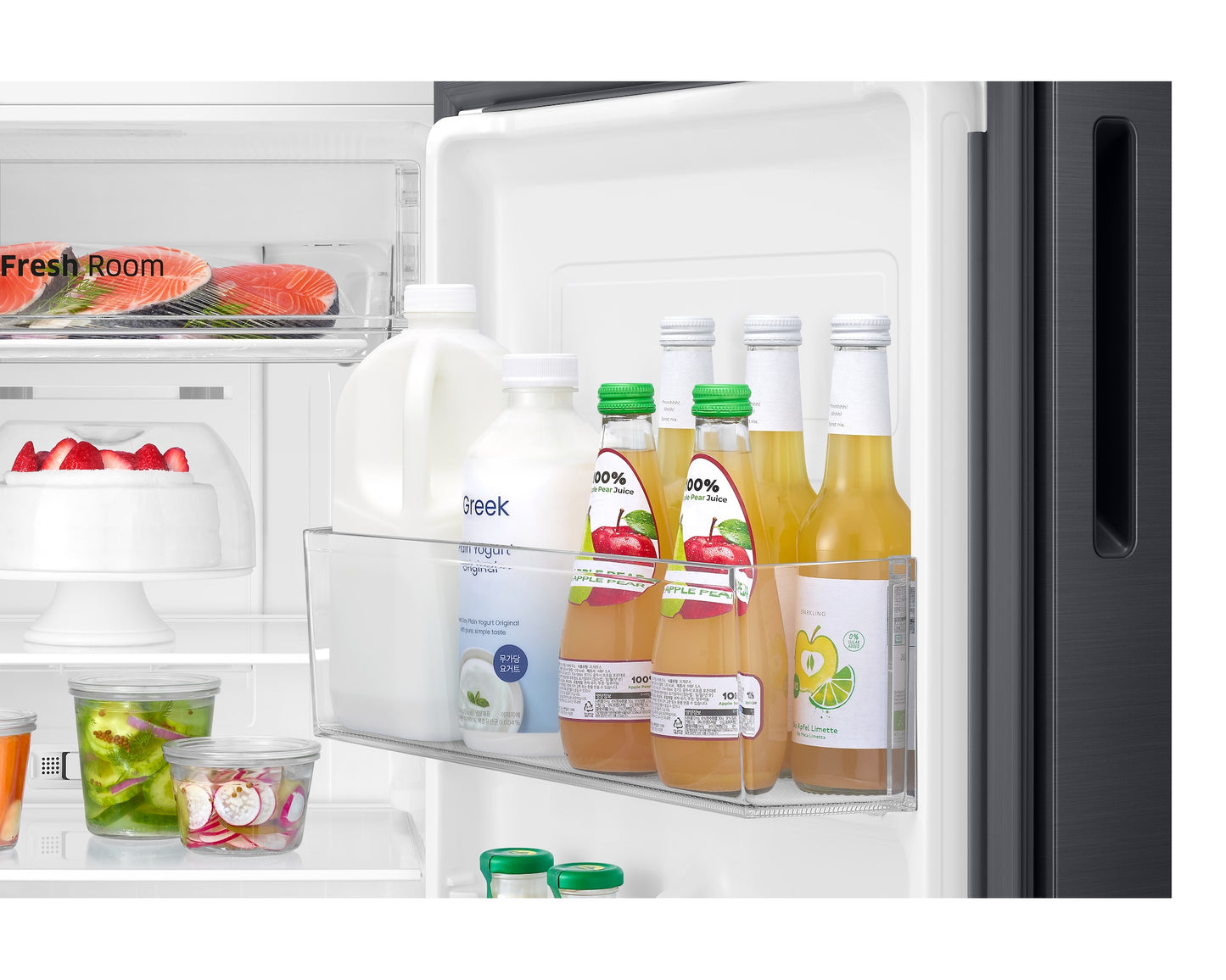 Samsung 236L 2-Star Double Door Refrigerator with Wi-Fi SmartThings, 2-in-1 Smart Conversion, Digital Inverter & Power Cool - Black Doi (RT80H28U2FHL)
