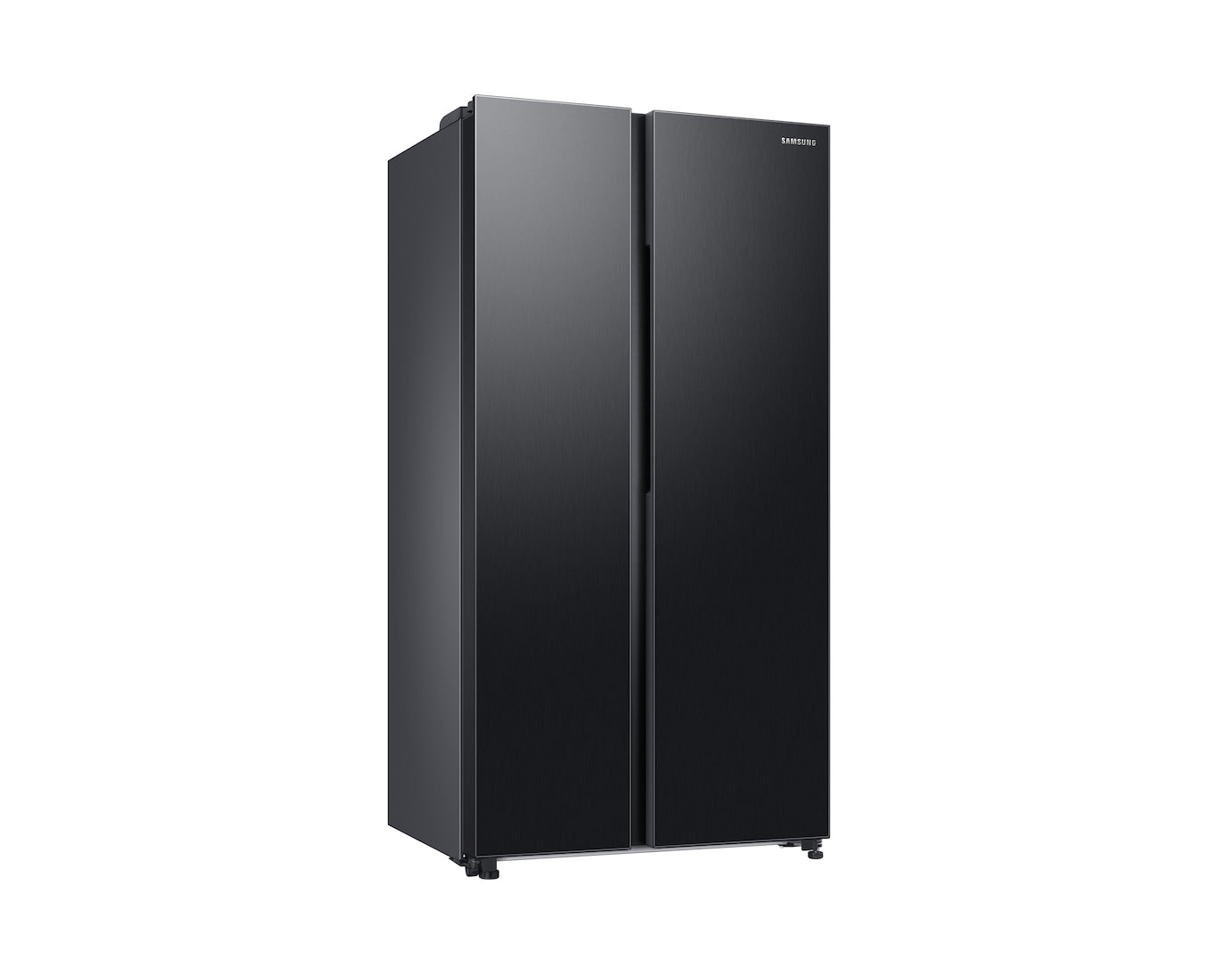 Samsung 653L 3 Star Digital Inverter Side-by-Side Refrigerator with Twin Cooling Plus, Power Cool/Freeze, SmartThings Wi-Fi, Manual Twist Icemaker, Black DOI,RS76CG8103B1