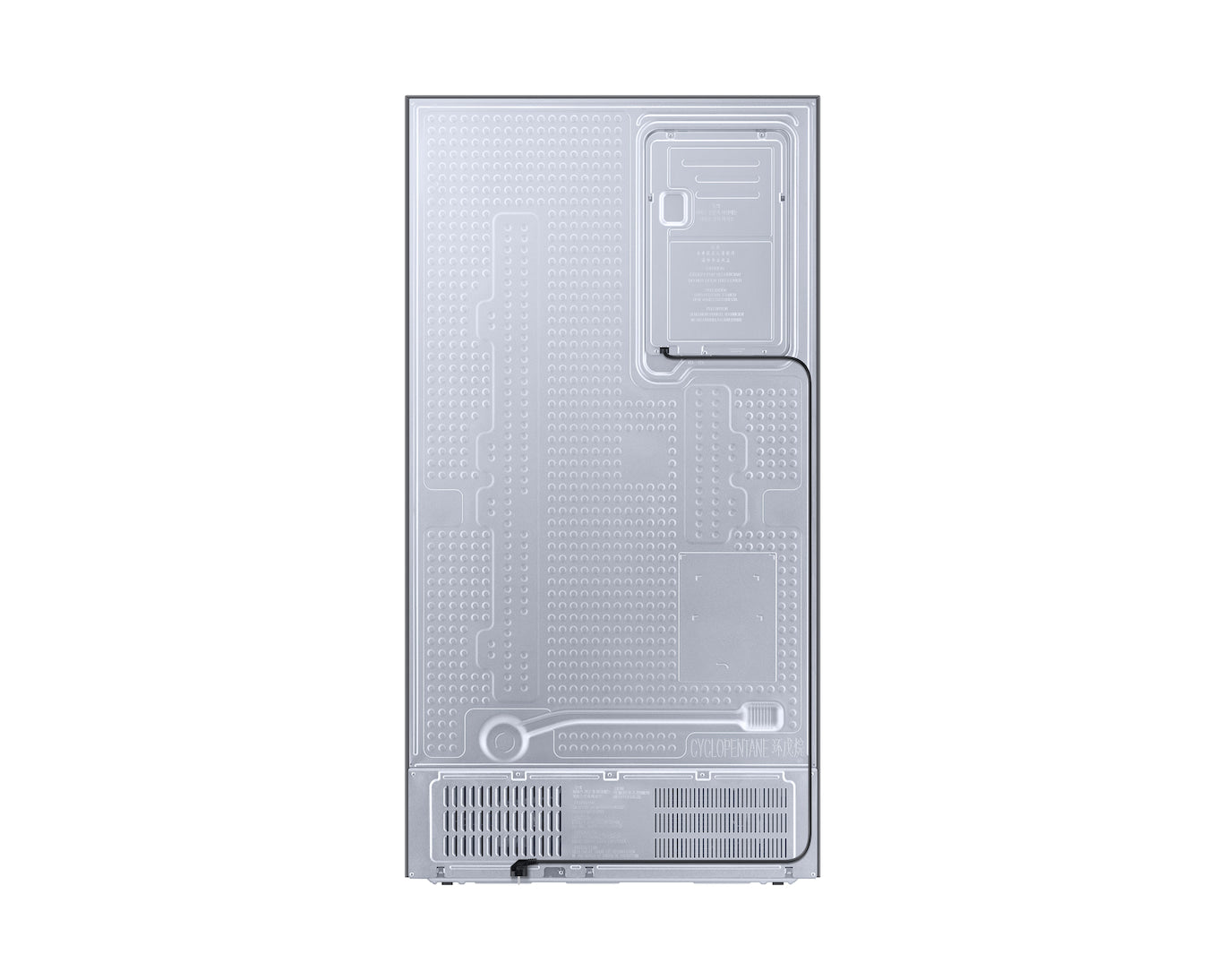 Samsung 653L 3 Star Digital Inverter Side-by-Side Refrigerator with Twin Cooling Plus, Power Cool/Freeze, SmartThings Wi-Fi, Manual Twist Icemaker, Black DOI,RS76CG8103B1