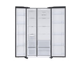 Samsung 653L 3 Star Digital Inverter Side-by-Side Refrigerator with Twin Cooling Plus, Power Cool/Freeze, SmartThings Wi-Fi, Manual Twist Icemaker, Black DOI,RS76CG8103B1