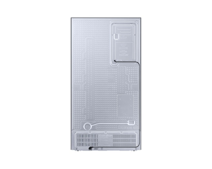 Samsung 653L, Twin Cooling Plus Side-by-Side Refrigerator with Digital Inverter Compressor, EZ Clean Steel(RS76CG8113SL)