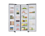 Samsung 653L, Twin Cooling Plus Side-by-Side Refrigerator with Digital Inverter Compressor, EZ Clean Steel(RS76CG8113SL)