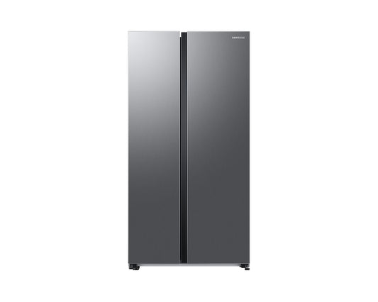 Samsung 653L, Twin Cooling Plus Side-by-Side Refrigerator with Digital Inverter Compressor, EZ Clean Steel(RS76CG8113SL)
