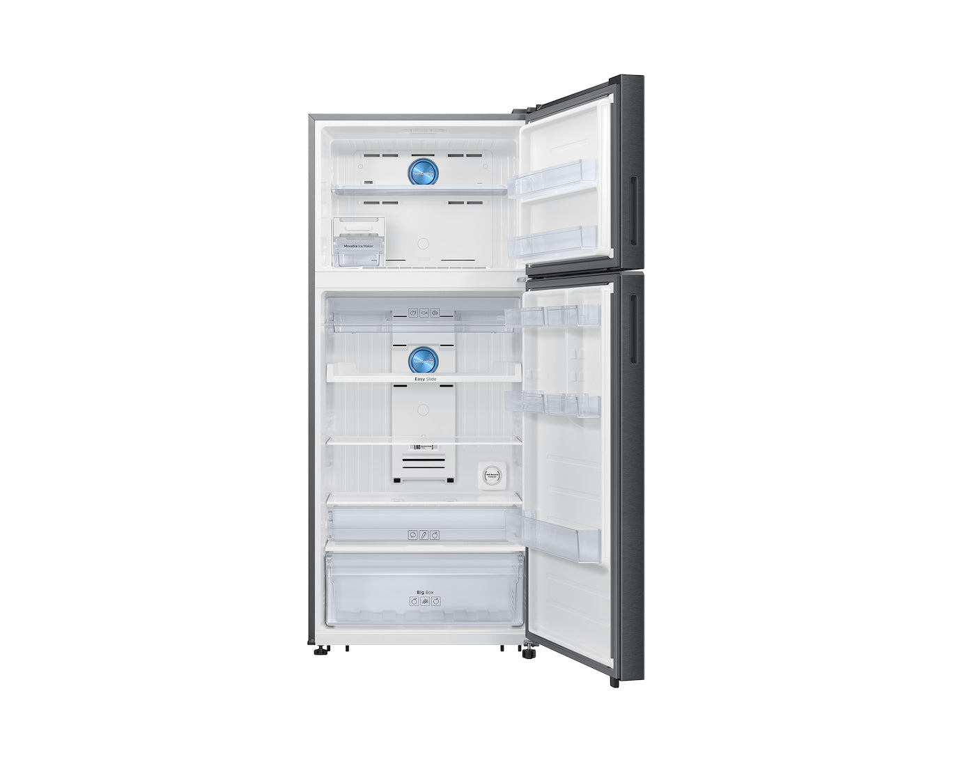 Samsung 530L 1-Star Double Door Refrigerator with Wi-Fi SmartThings, Twin Cooling Plus, 5-in-1 Convertible & Active Fresh Filter - Black Doi (RT56HG7A61B1TL)
