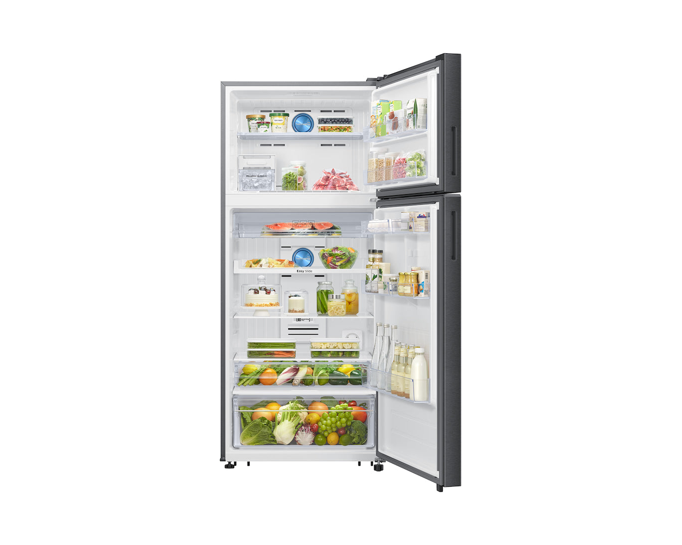 Samsung 530L 1-Star Double Door Refrigerator with Wi-Fi SmartThings, Twin Cooling Plus, 5-in-1 Convertible & Active Fresh Filter - Black Doi (RT56HG7A61B1TL)