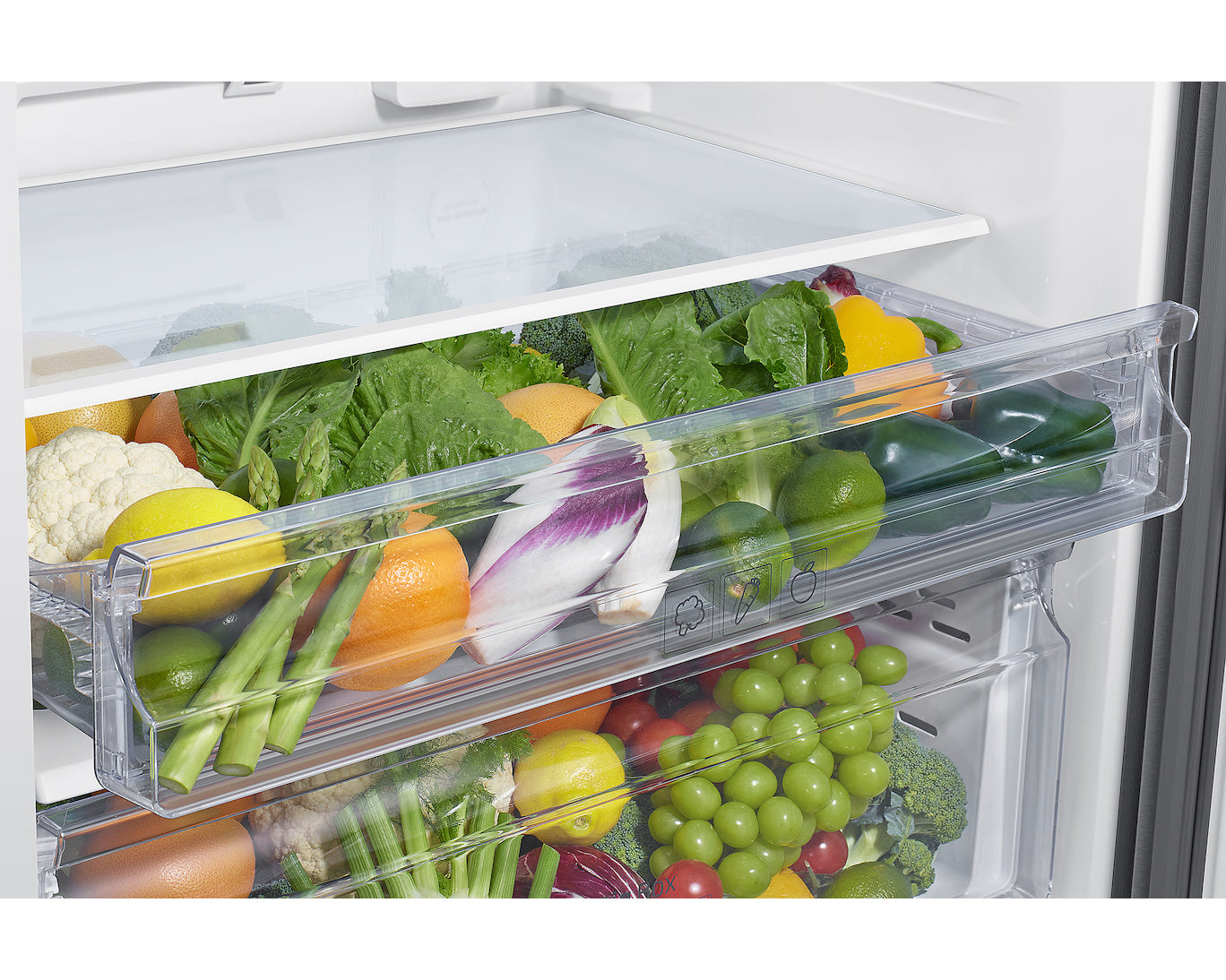 Samsung 530L 1-Star Double Door Refrigerator with Wi-Fi SmartThings, Twin Cooling Plus™ & 5-in-1 Convertible Modes - EZ Clean Steel (RT56HG7A61SLTL)