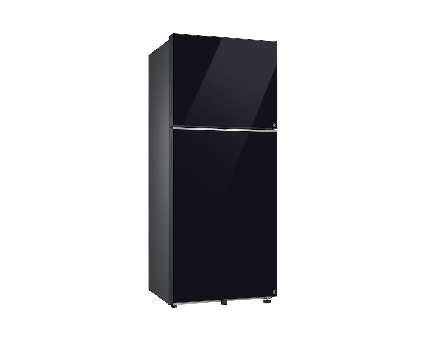 Samsung 396L 2-Star Double Door Refrigerator with Bespoke AI, Wi-Fi SmartThings & 5-in-1 Convertible Technology - Black Glass (RT41HB6A4222HL)