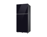 Samsung 396L 2-Star Double Door Refrigerator with Bespoke AI, Wi-Fi SmartThings & 5-in-1 Convertible Technology - Black Glass (RT41HB6A4222HL)