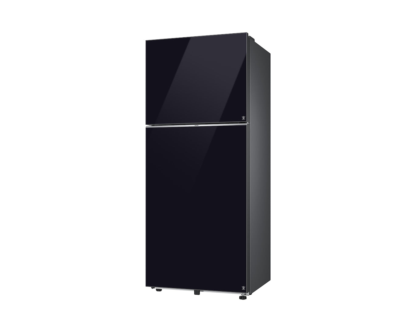 Samsung 396L 2-Star Double Door Refrigerator with Bespoke AI, Wi-Fi SmartThings & 5-in-1 Convertible Technology - Black Glass (RT41HB6A4222HL)