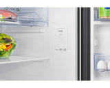Samsung 396L 2-Star Double Door Refrigerator with Bespoke AI, Wi-Fi SmartThings & 5-in-1 Convertible Technology - Black Glass (RT41HB6A4222HL)