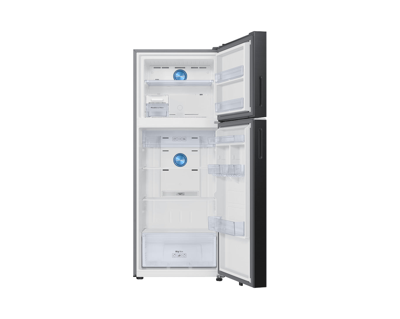 Samsung 396L 2-Star Double Door Refrigerator with Wi-Fi SmartThings, Twin Cooling Plus & Digital Inverter Technology - Black DOI (RT41HG6A42B1HL)