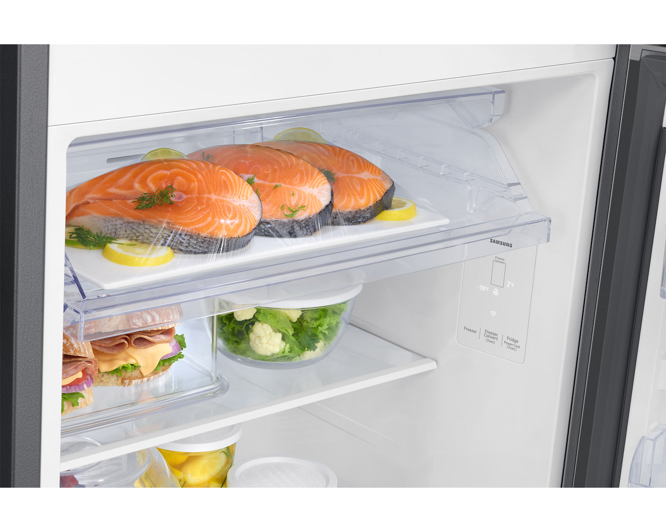 Samsung 350L Double Door Refrigerator with Twin Cooling Plus & Digital Inverter Technology - Black Doi (RT38HG5C42B1HL)