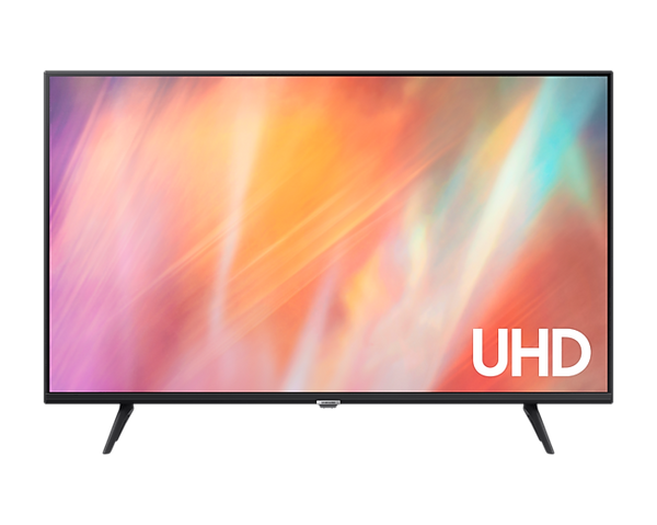 SAMSUNG 108 cm (43 inch) Ultra HD (4K) LED Smart Tizen TV with PUR Colour and crystal processor,  QSymphony Technology, Smart voice remote-(UA43AU7600KXXL)