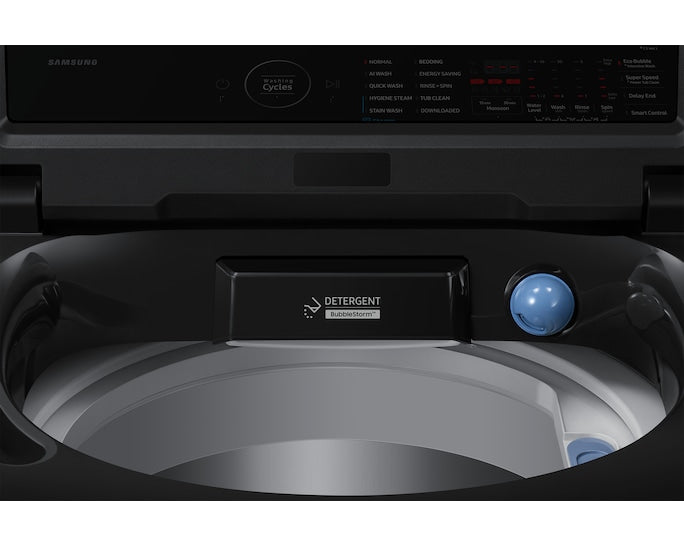 Samsung 8kg Top Load Washer with Digital Inverter Technology, AI Wash, and SmartThings App Support-WA80F08B3B