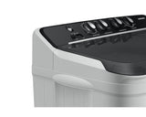Samsung 9.0 kg 5-Star Semi-Automatic Top Load Washing Machine with Air Turbo Drying, Magic Filter, Caster Wheels for Easy Mobility, and 4 Versatile Wash Cycles including Soak and Heavy Wash Modes-(WT90C4260GG, Light Grey)