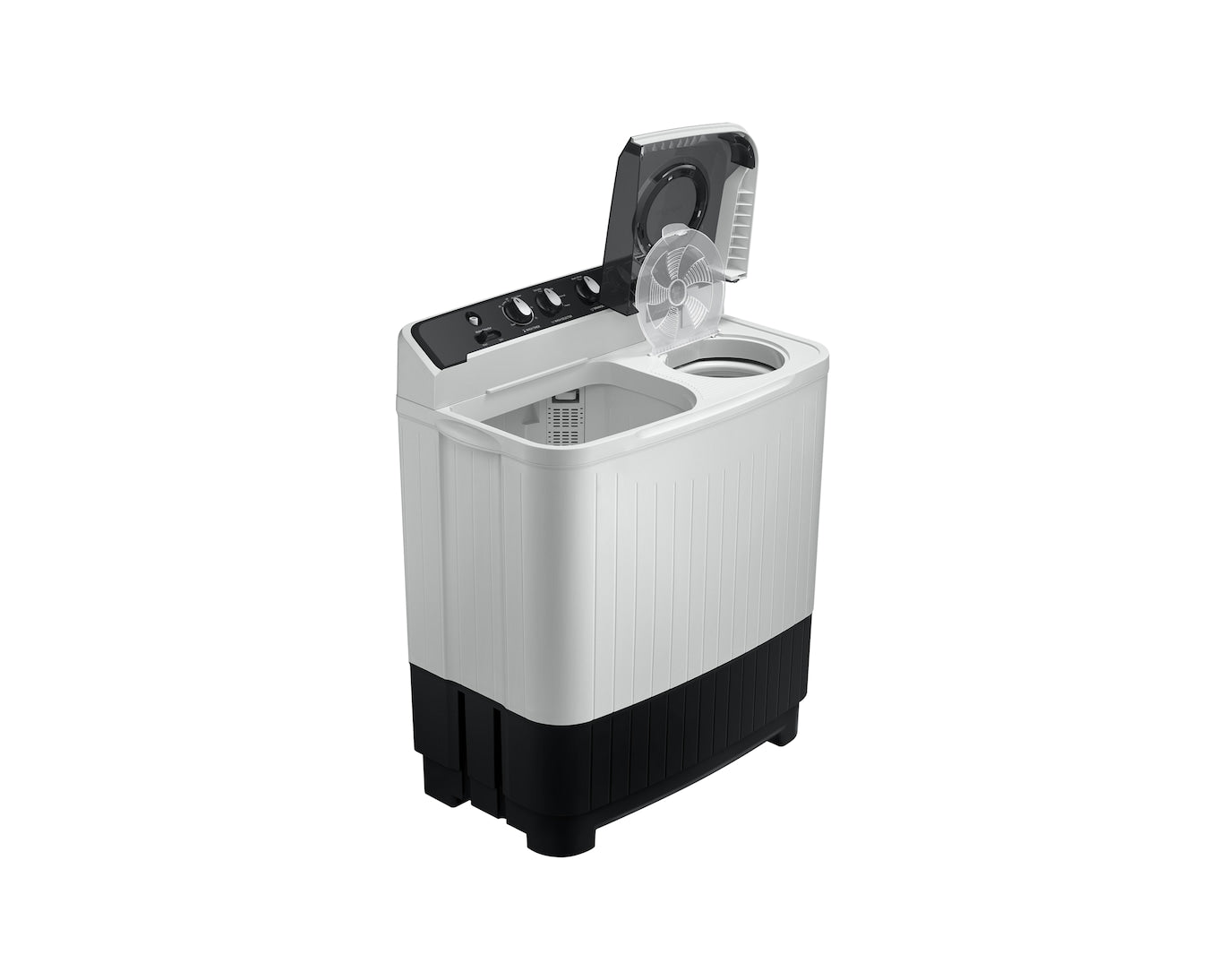 Samsung 9.0 kg 5-Star Semi-Automatic Top Load Washing Machine with Air Turbo Drying, Magic Filter, Caster Wheels for Easy Mobility, and 4 Versatile Wash Cycles including Soak and Heavy Wash Modes-(WT90C4260GG, Light Grey)