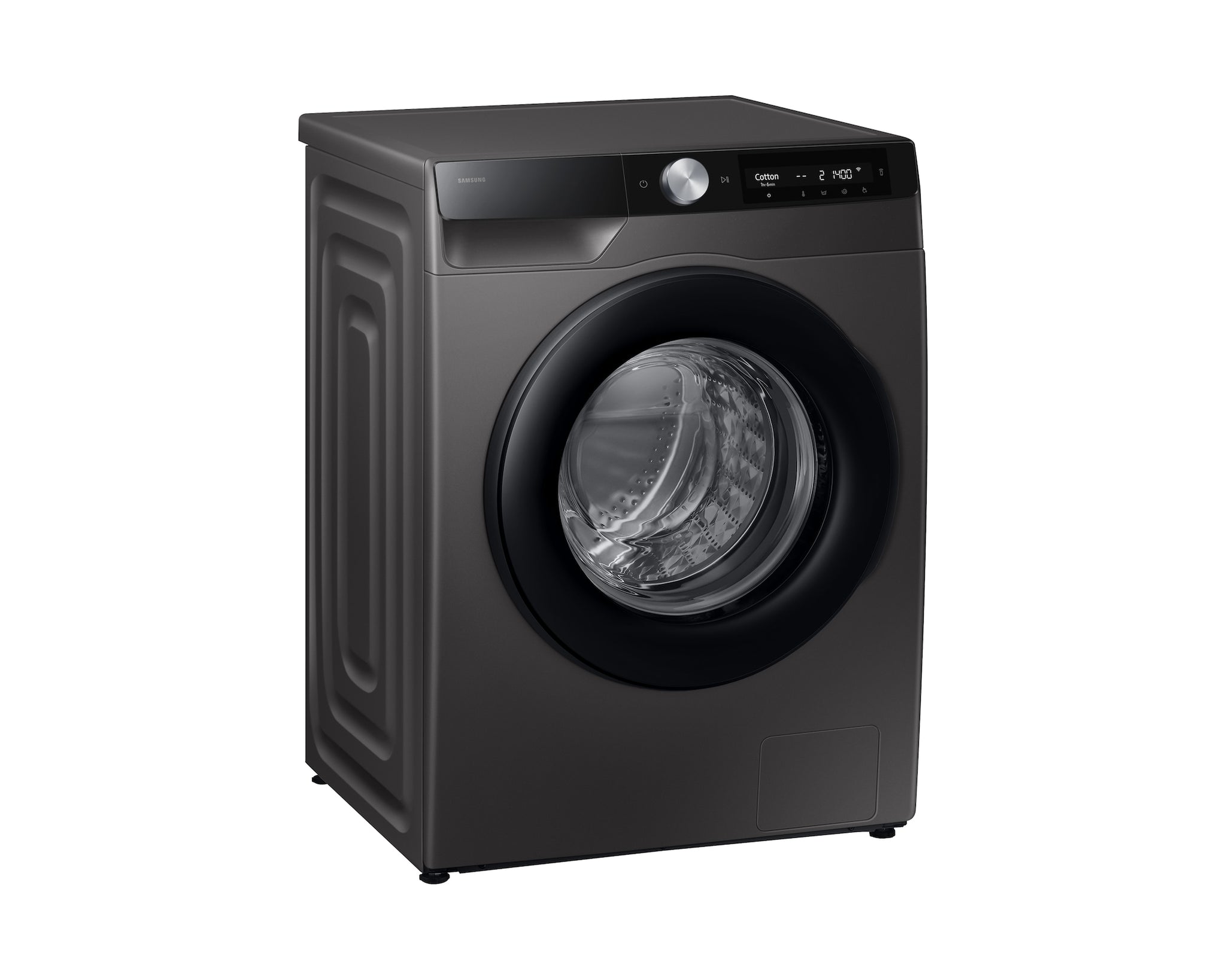 Samsung 9.0 kg 5-Star AI EcoBubble™ Inverter Washing Machine (Inox, AI Control)-WW90DG6U24AXTL