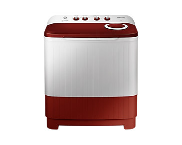 Samsung 7.0 kg Semi Automatic Washing Machine with Double Storm Pulsator, WT70C3000RR (Red)
