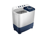 Samsung 7 KG 5 Star Semi Automatic Top Load Washing Machine | Air Turbo Drying | Magic Filter | Rat Protection | Double Storm (WT70C3200LL/TL, Blue)