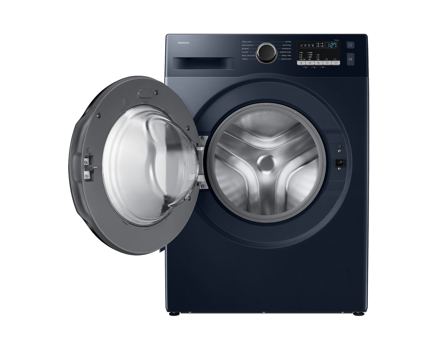 Samsung 9.0 kg 5-Star Inverter Washing Machine (Navy, Hygiene Steam)- WW90FG4U04ASTL