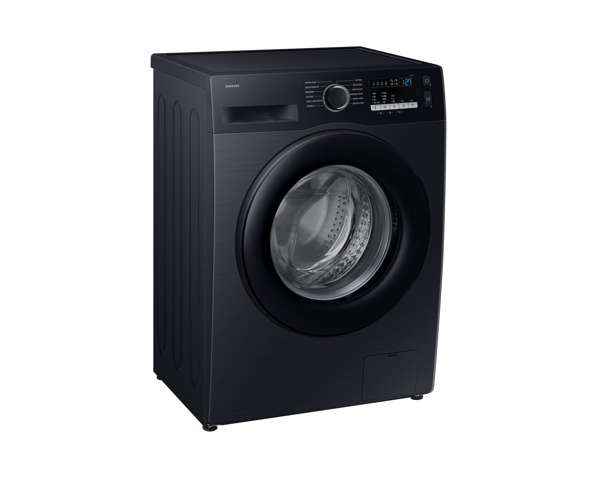 Samsung 7kg 5-Star Digital Inverter Fully Automatic Front Load Washing Machine| Hygiene Steam Cycle | 1200 RPM Spin Speed | Diamond Drum | 15' Quick Wash | Smart Check | Drum Clean | StayClean Drawer | Child Lock | Delay End-WW70FG4S02ABTL