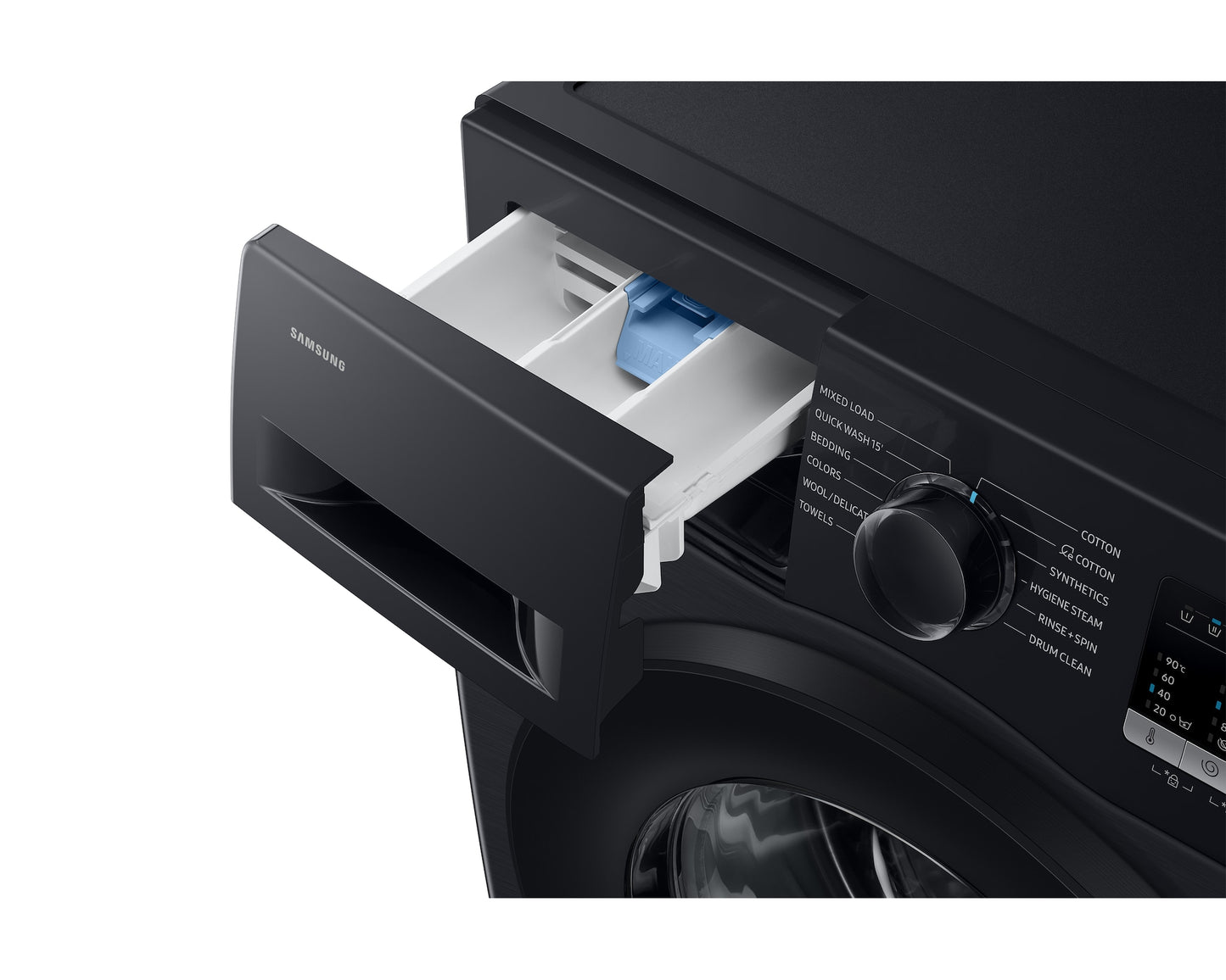 Samsung 7kg 5-Star Digital Inverter Fully Automatic Front Load Washing Machine| Hygiene Steam Cycle | 1200 RPM Spin Speed | Diamond Drum | 15' Quick Wash | Smart Check | Drum Clean | StayClean Drawer | Child Lock | Delay End-WW70FG4S02ABTL