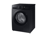 Samsung 9 kg, 5 star, AI EcoBubble, Super Speed, Wi-Fi, Hygiene Steam with Inbuilt Heater, Digital Inverter, Fully-Automatic Front Load Washing Machine (WW90DG5U24ABTL, Black)
