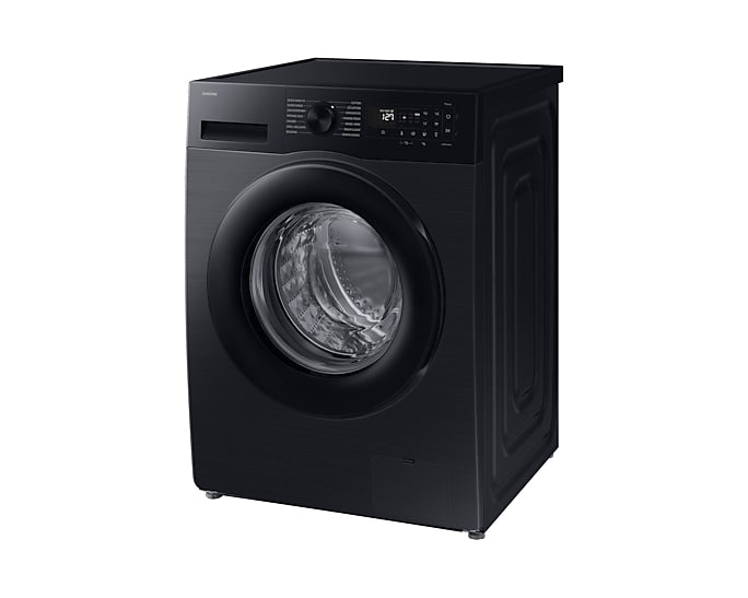 Samsung 9 kg, 5 star, AI EcoBubble, Super Speed, Wi-Fi, Hygiene Steam with Inbuilt Heater, Digital Inverter, Fully-Automatic Front Load Washing Machine (WW90DG5U24ABTL, Black)
