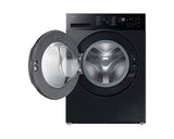 Samsung 9 kg, 5 star, AI EcoBubble, Super Speed, Wi-Fi, Hygiene Steam with Inbuilt Heater, Digital Inverter, Fully-Automatic Front Load Washing Machine (WW90DG5U24ABTL, Black)