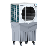 Symphony Jumbo 200 EX Commercial Desert Air Cooler - 200L Tank, Powerful Exhaust Fan, 3-Side High-Efficiency Honeycomb Pads, 260W Low Energy Consumption, Cools up to 48 sq.m, Lockable Heavy-Duty Wheels