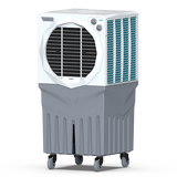 Symphony Jumbo 200 EX Commercial Desert Air Cooler - 200L Tank, Powerful Exhaust Fan, 3-Side High-Efficiency Honeycomb Pads, 260W Low Energy Consumption, Cools up to 48 sq.m, Lockable Heavy-Duty Wheels