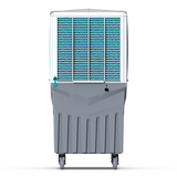 Symphony Jumbo 200 EX Commercial Desert Air Cooler - 200L Tank, Powerful Exhaust Fan, 3-Side High-Efficiency Honeycomb Pads, 260W Low Energy Consumption, Cools up to 48 sq.m, Lockable Heavy-Duty Wheels