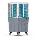 Symphony Jumbo 200 EX Commercial Desert Air Cooler - 200L Tank, Powerful Exhaust Fan, 3-Side High-Efficiency Honeycomb Pads, 260W Low Energy Consumption, Cools up to 48 sq.m, Lockable Heavy-Duty Wheels