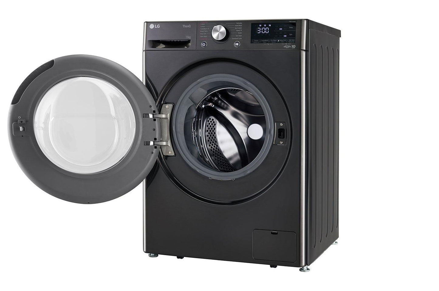 LG 11 kg 5 Star, AI Direct-Drive, Wi-Fi, Fully Automatic Front Load Washing Machine with In-built Heater,Black - FHP1411Z9B.ABLQEIL - GMC Digital