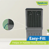 Symphony Maxwind 120 EX Powerful Desert Air Cooler - 112L Tank Capacity, High-Performance Exhaust Fan, Honeycomb Cooling, Auto Louver, Cool Flow Dispenser