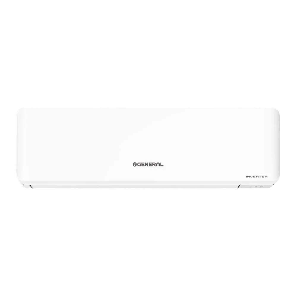 O General 1.52 Ton 5 Star Inverter Split Air Conditioner | Hyper Tropical Twin Rotary Compressor | 100% Copper | R32 Refrigerant | 15m Long Airflow | 6-Speed Fan Control | High Cooling @ 52°C | ISEER 5.10-(ASGG18CGWA-B, White)