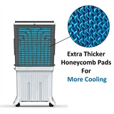 Symphony Silenzo 120i Desert Cooler | Super Silent Operation Powered by Owl Wing Fan | Honeycomb Pads | i-Pure+ Technology | CFD Technology | Remote & Touchscreen | (SILENZO120I)