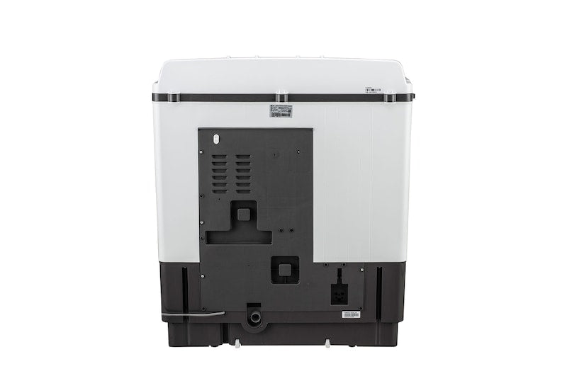 LG 7.0 kg 5-Star Semi-Automatic Top Load Washing Machine | Roller Jet Pulsator | Wind Jet Dry | 3 Wash Programs | In-Built Scrubber | Rat Away Technology Base (P7010NGAZ.ADGQNST, Dark Grey)