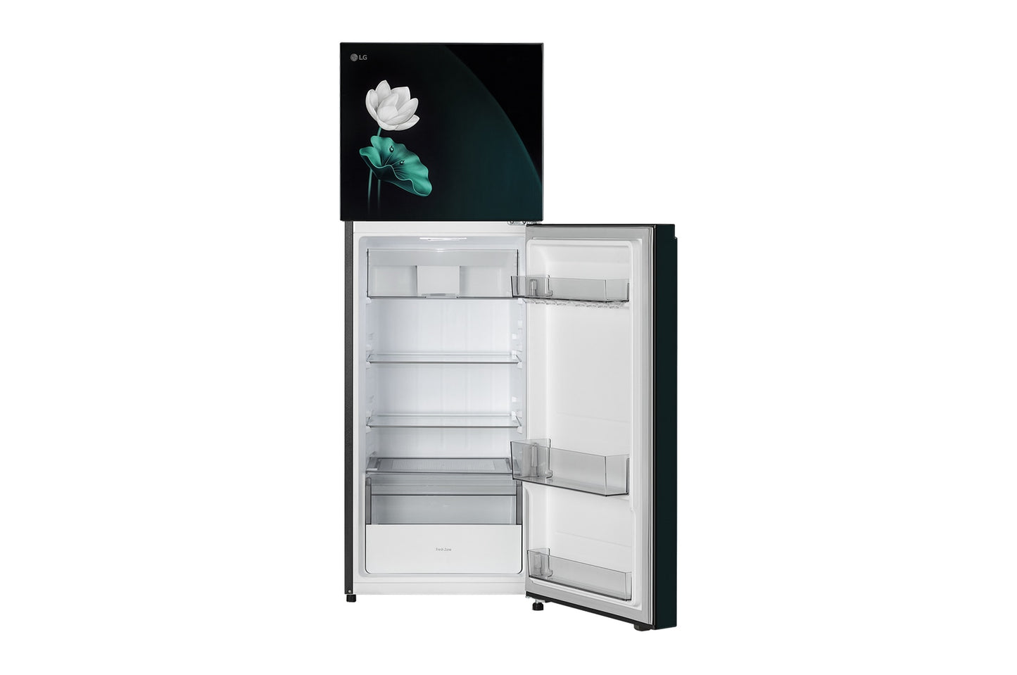 LG 251 Litres 2 Star Frost Free Double Door Convertible Refrigerator with Inverter Compressor ( Emerald Lotus) GLT2526XWEL.AELZEBN