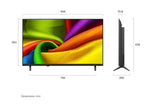 LG  108 cm (43 Inch) NANO 4K UHD AI Smart TV | α5 AI Processor 4K Gen9 | HDR10 | 4K Upscaling | AI Sound Pro | webOS 26 | AI ThinQ | Wi-Fi Enabled| Dolby Atmos| 2026 Model - 43NU875BPLA